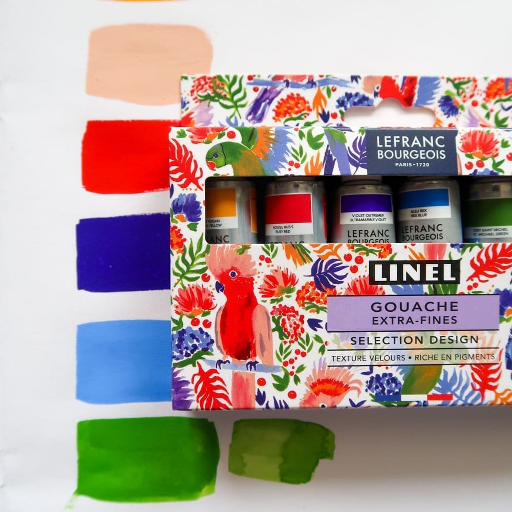 Le pack duo - Livre et Kit de gouache - Papeterie - Carole Rampinetta - R KitDeGouache WEB