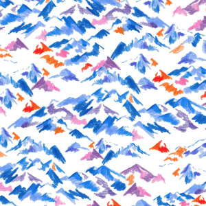 Jersey de coton - Alpes